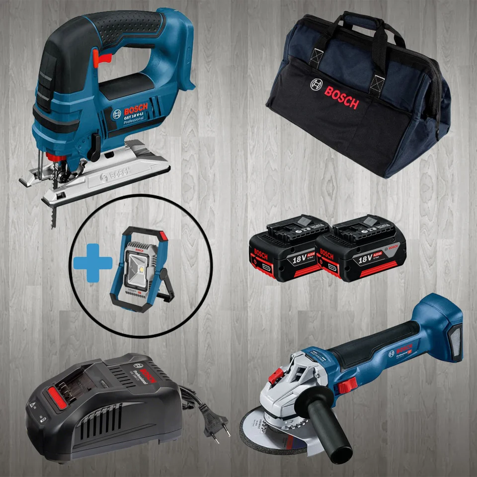 Bosch PRO-MİX GLI 18 V-1900 (Hediyeli) GST 18V-LI B + GWS 18 V-10
