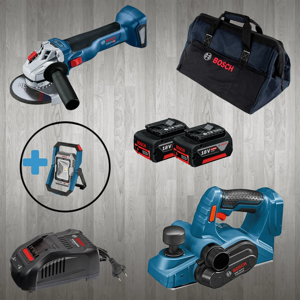 Bosch PRO-MİX GLI 18 V-1900 (Hediyeli) GWS 18 V-10 + GHO 18 V-LI