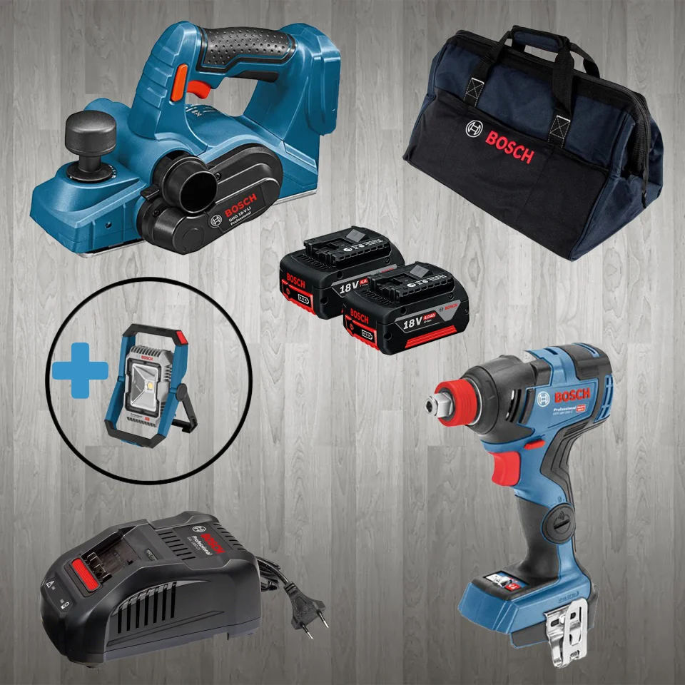 Bosch PRO-MİX GLI 18 V-1900 (Hediyeli) GHO 18 V-LI + GDX 18 V-200