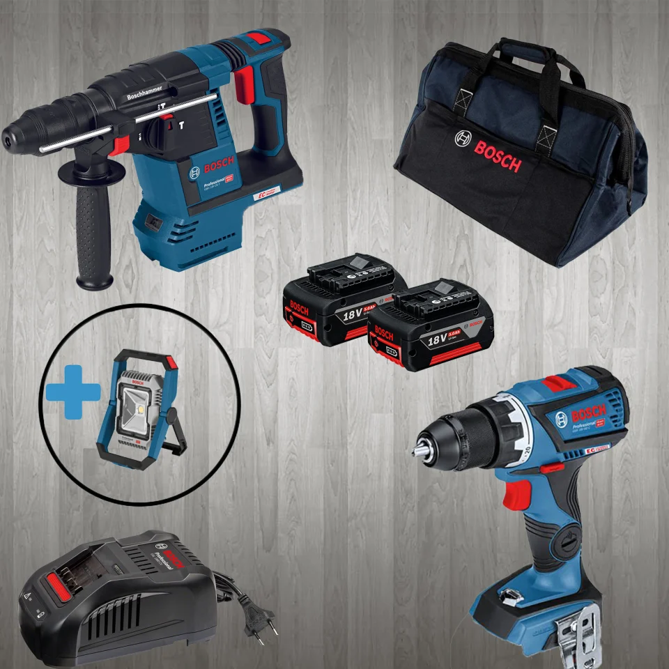 Bosch PRO-MİX GLI 18 V-1900 (Hediyeli) GBH 18 V-26 + GSR 18 V-60