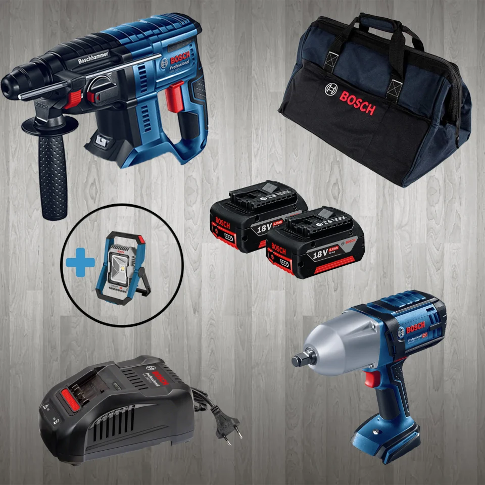 Bosch PRO-MİX GLI 18 V-1900 (Hediyeli) + GBH 180-LI + GDS 18 V-LI