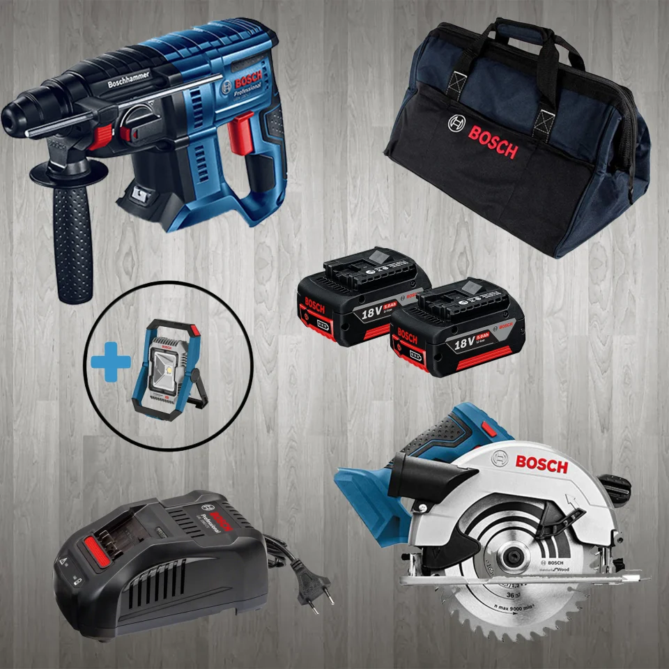 Bosch PRO-MİX GLI 18 V-1900 (Hediyeli) + GBH 180-LI + GKS 18V-57