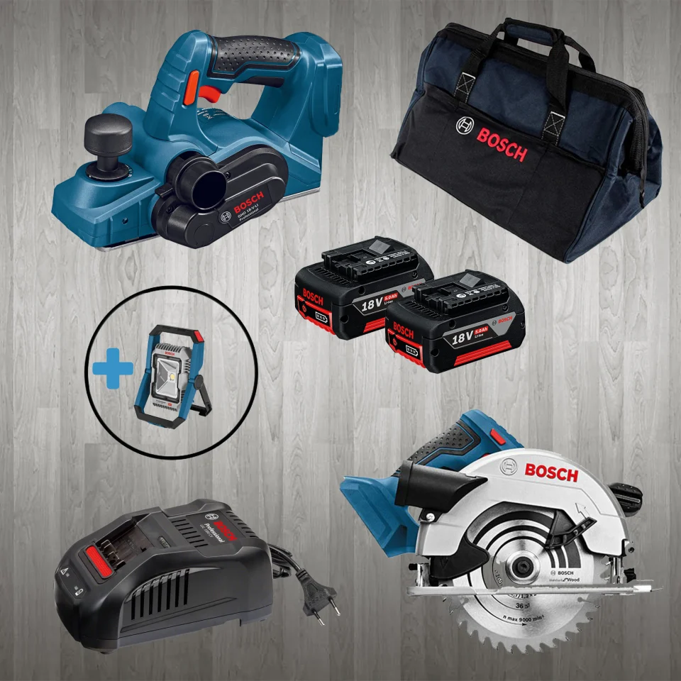 Bosch PRO-MİX GLI 18 V-1900 (Hediyeli) + GKS 18V-57 + GHO 18 V-LI