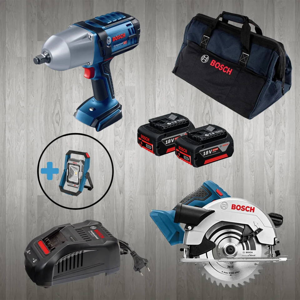 Bosch PRO-MİX GLI 18 V-1900 (Hediyeli) + GKS 18V-57 + GDS 18 V-LI