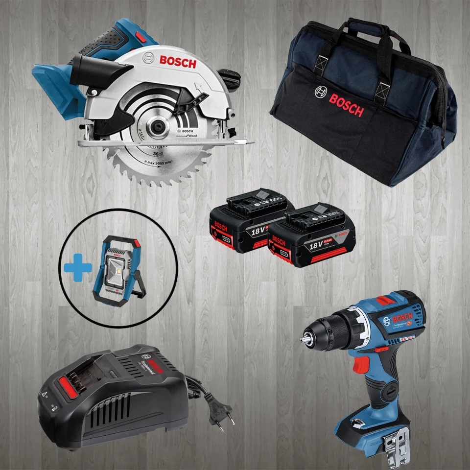 Bosch PRO-MİX GLI 18 V-1900 (Hediyeli) + GKS 18V-57 + GSR 18 V-60