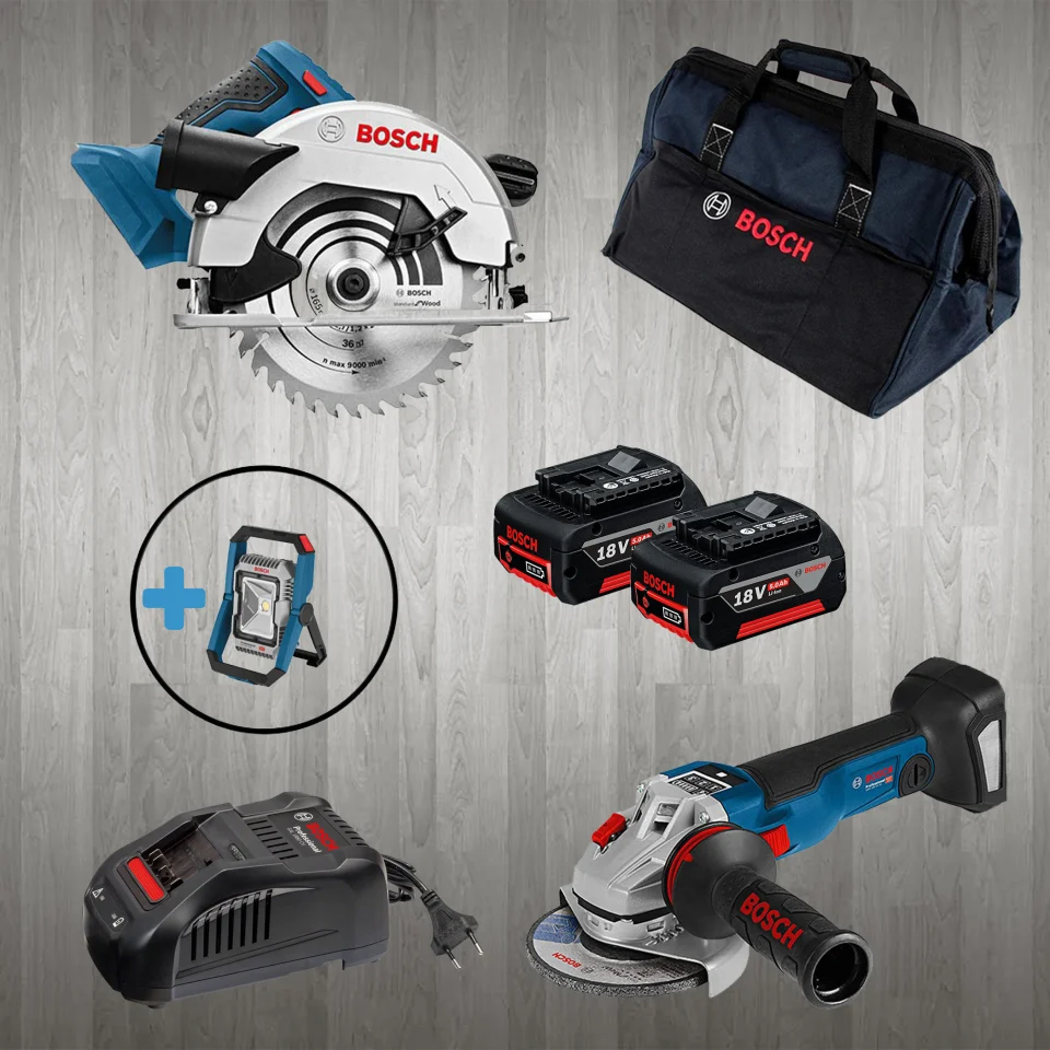 Bosch PRO-MİX GLI 18 V-1900 (Hediyeli) + GKS 18V-57 + GWS 18 V-10