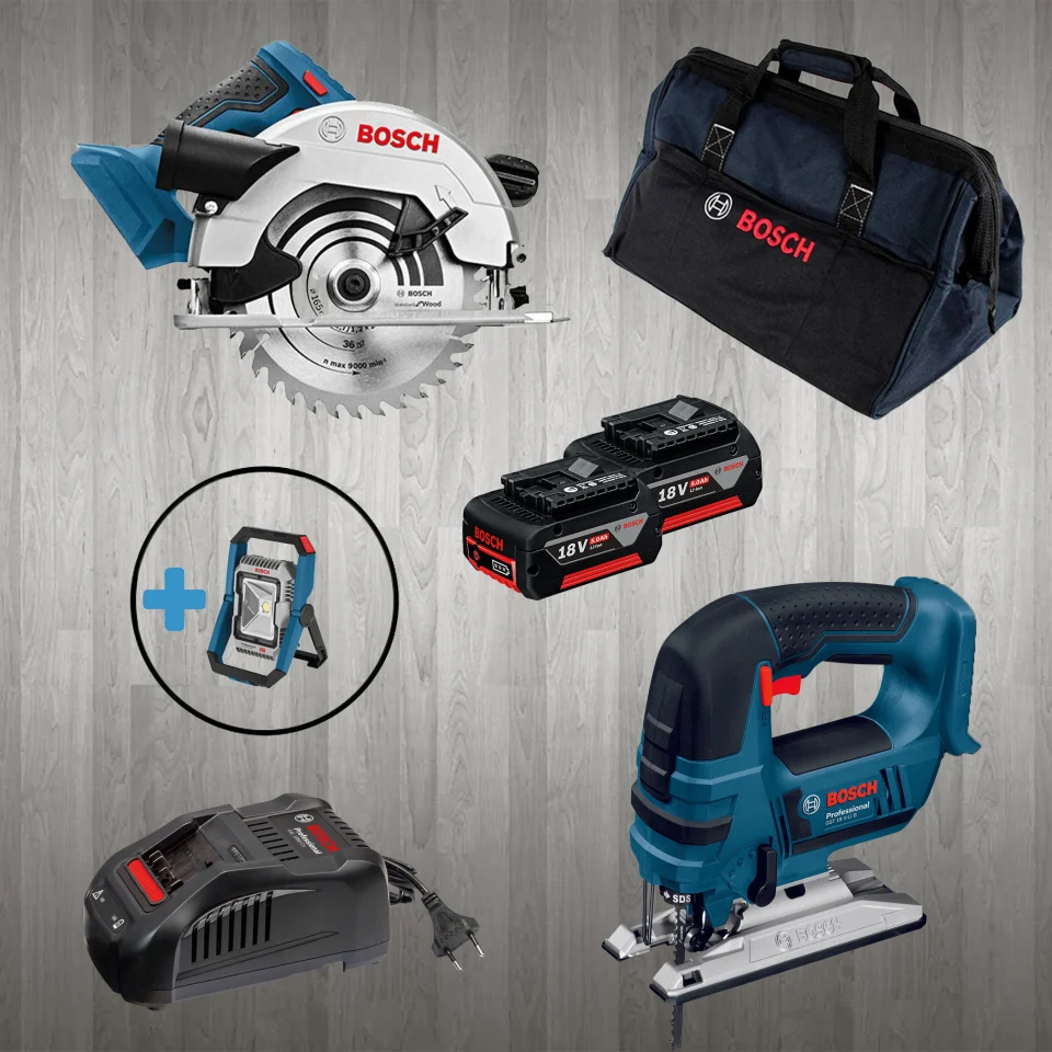 Bosch PRO-MİX GLI 18 V-1900 (Hediyeli) + GKS 18V-57 + GST 18V-LI