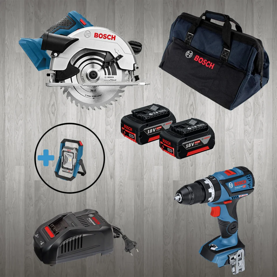Bosch PRO-MİX GLI 18 V-1900 (Hediyeli) + GKS 18V-57 + GSB 18 V-60