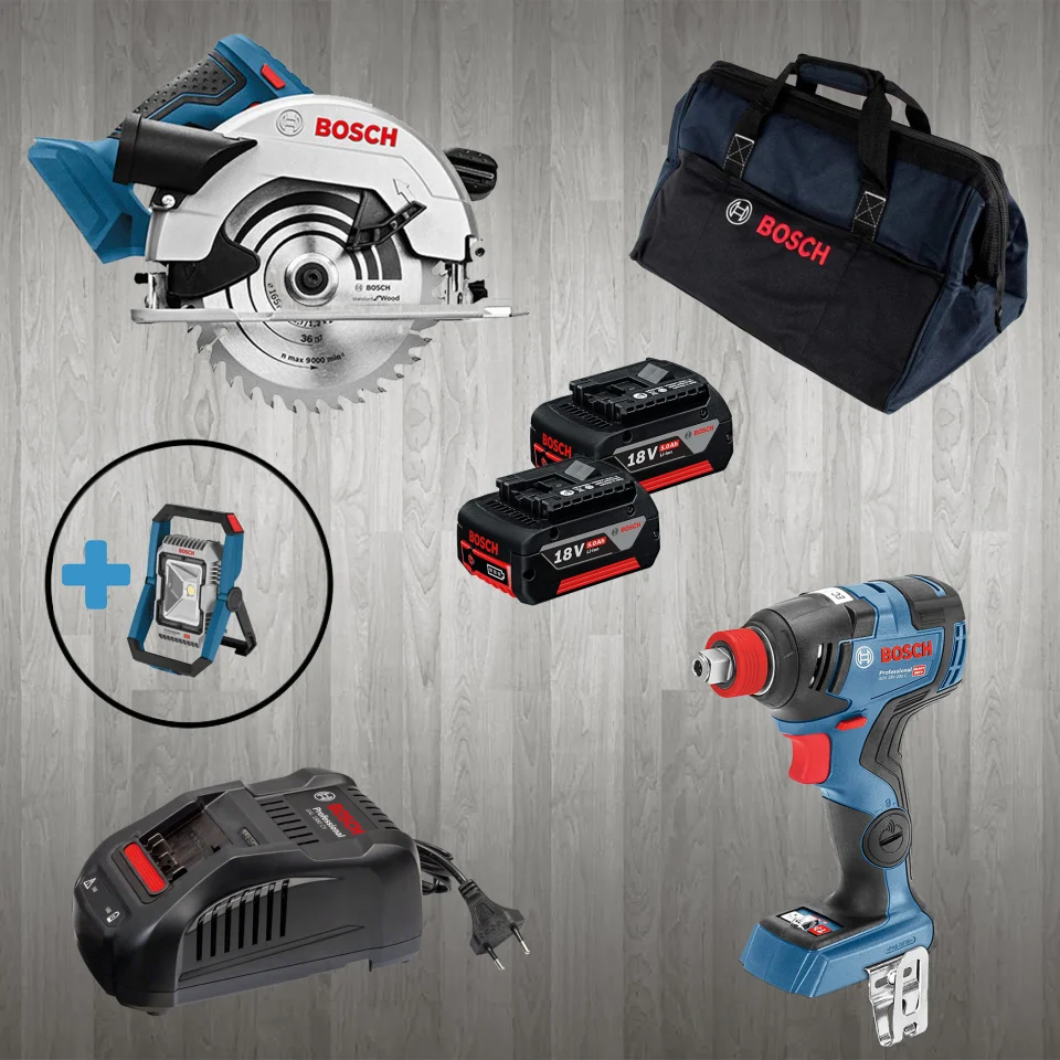 Bosch PRO-MİX GLI 18 V-1900 (Hediyeli) + GKS 18V-57 + GDX 18 V-20