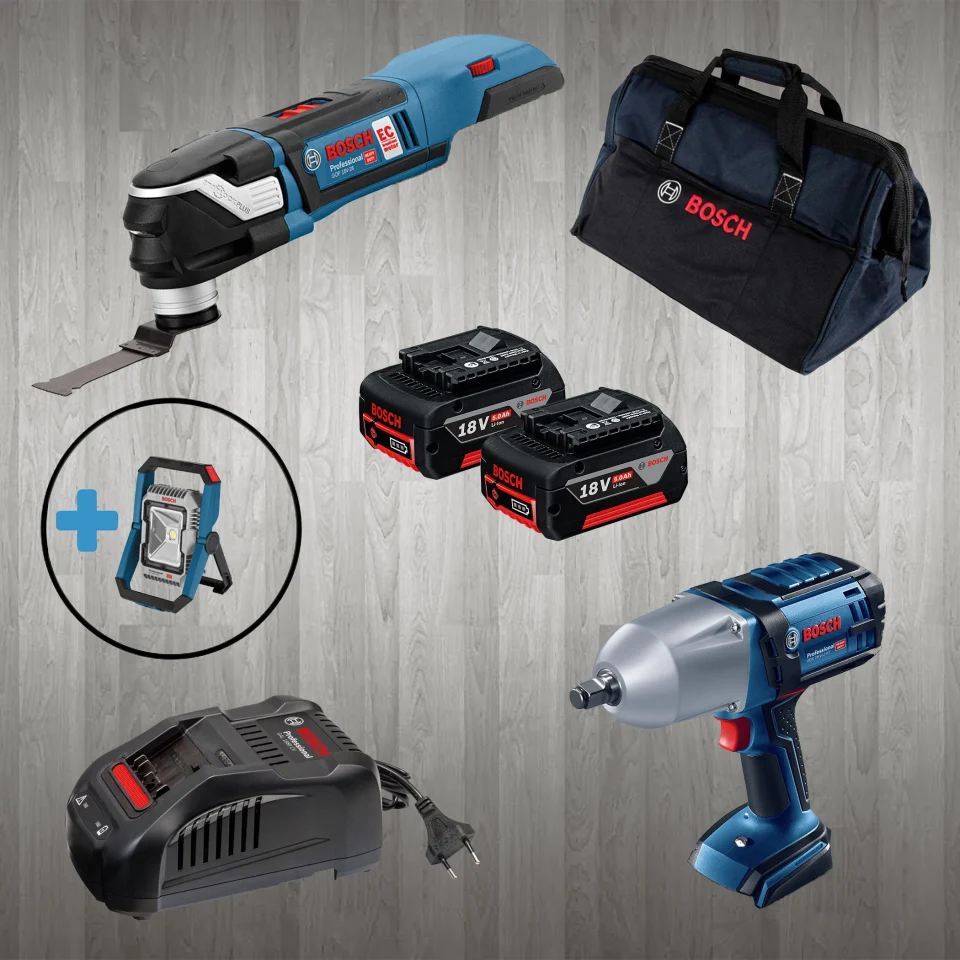 Bosch PRO-MİX GLI 18 V-1900 (Hediyeli) + GOP 18V-28 + GDS 18 V-LI