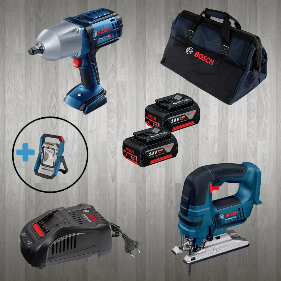 Bosch PRO-MİX GLI 18 V-1900 (Hediyeli) + GST 18V-LI B + GDS 18 V-