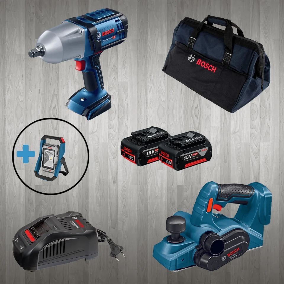 Bosch PRO-MİX GLI 18V-1900 (Hediyeli) + GDS 18 V-LI HT + GHO 18 V