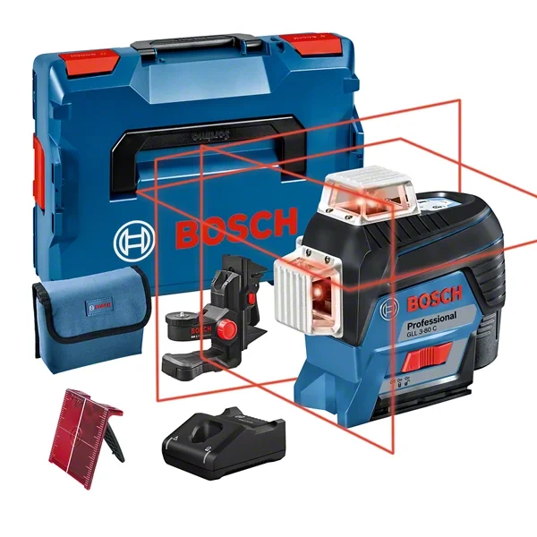 Bosch GLL 3-80 C + BM 1 + 12 V Akü