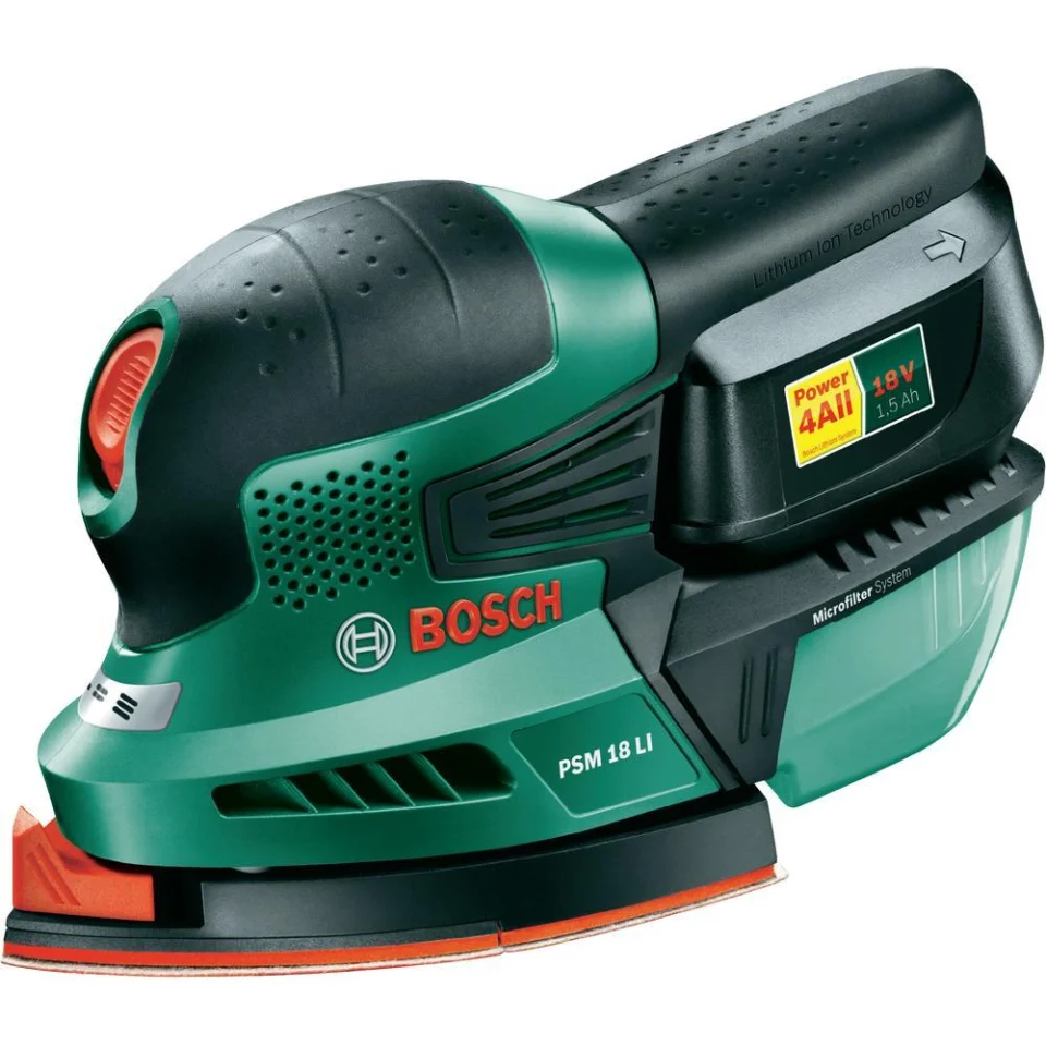 Bosch PSM 18 LI Akülü Titreşimli Zımpara