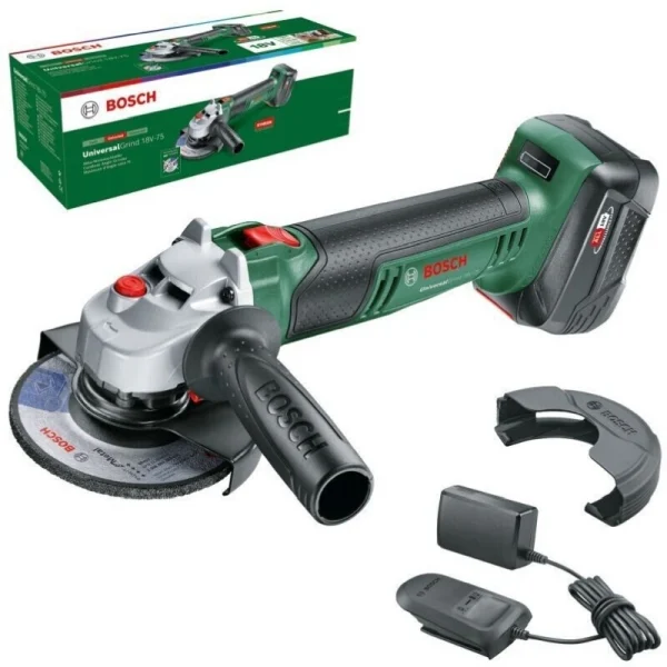 UniversalGrind 18V-75 Taşlama (125mm Tek Akü,1x4.0Ah)