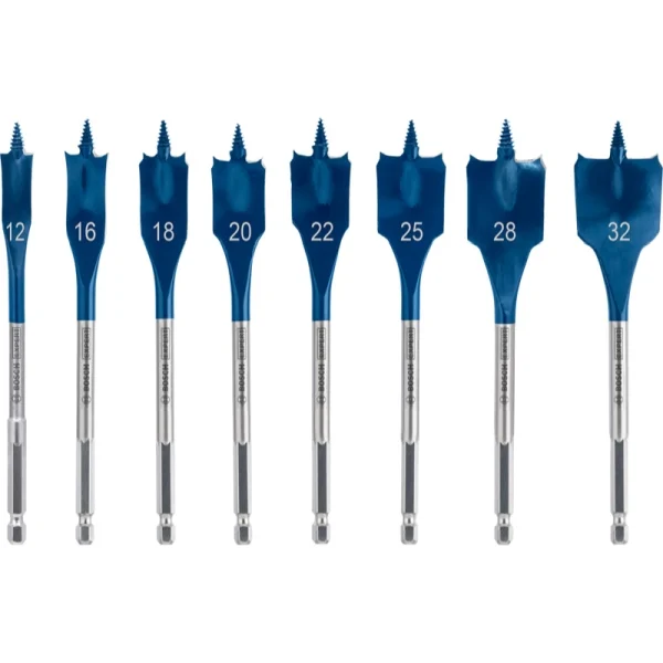 Bosch Expert SCS Yaprak Ahşap Matkap Ucu HEX 8li