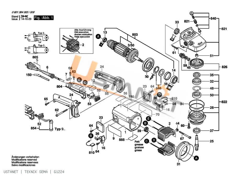Bosch GWS 24-300 I Taşlama