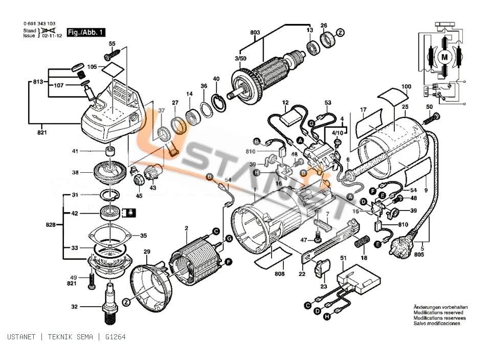 Bosch GWS 9-125 CM Taşlama