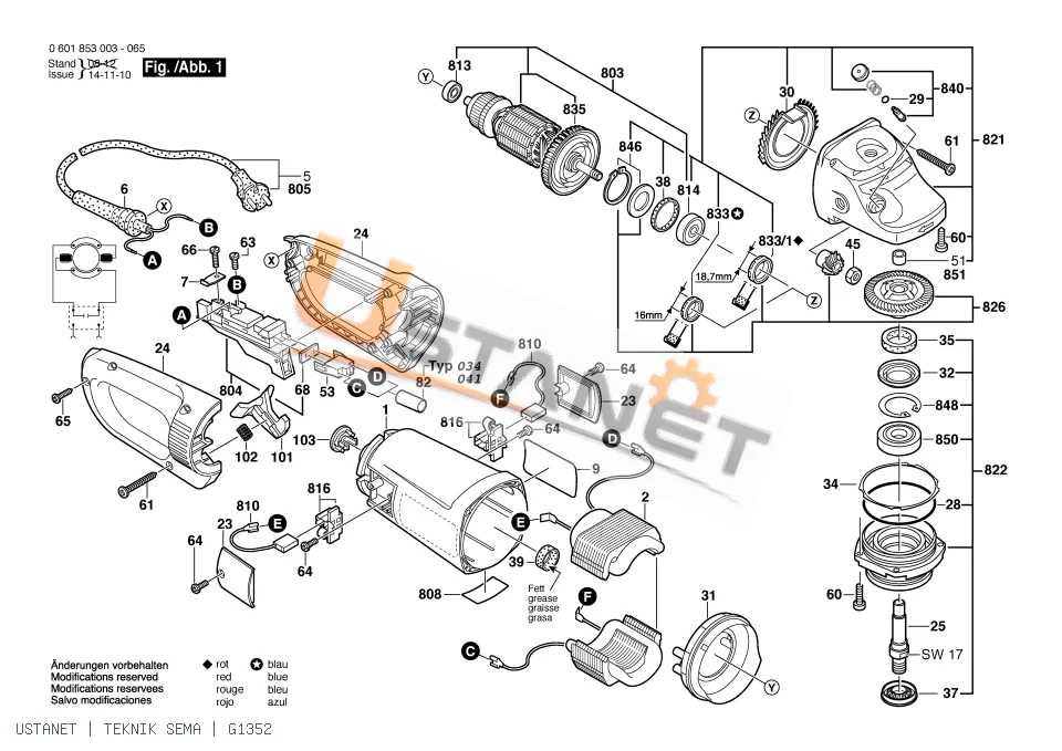 Bosch GWS 24-180 B Taşlama