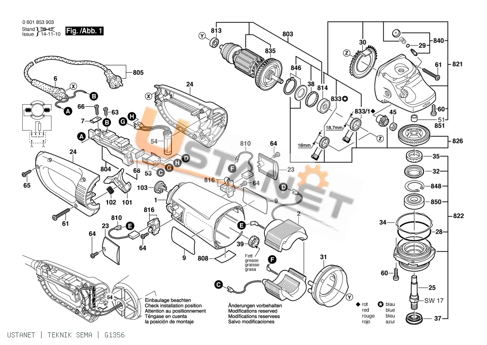 Bosch GWS 24-180 JB Taşlama