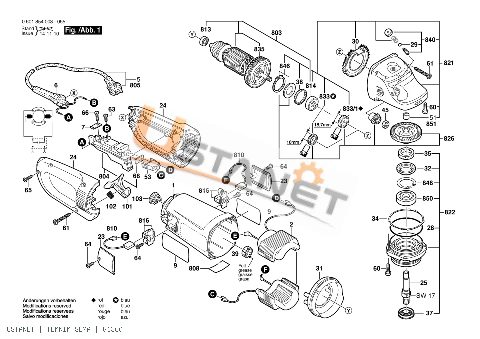 Bosch GWS 24-230 B Taşlama