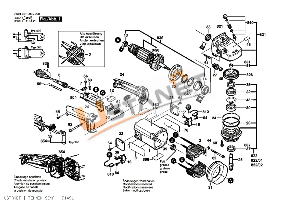 Bosch GWS 18-180 Taşlama