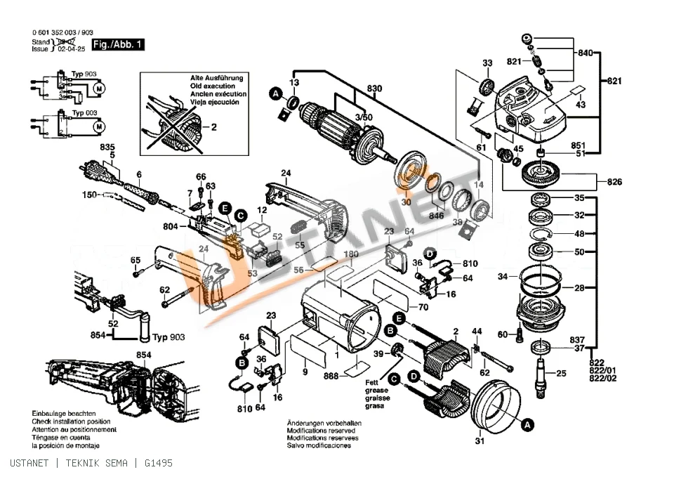 Bosch GWS 18-230 Taşlama