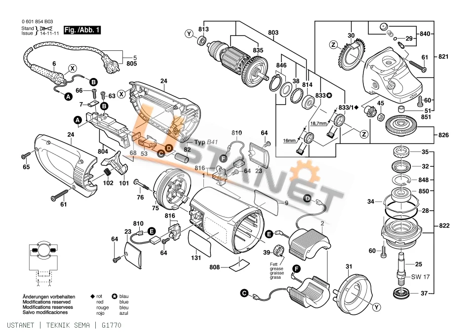Bosch GWS 26-180 BV Taşlama
