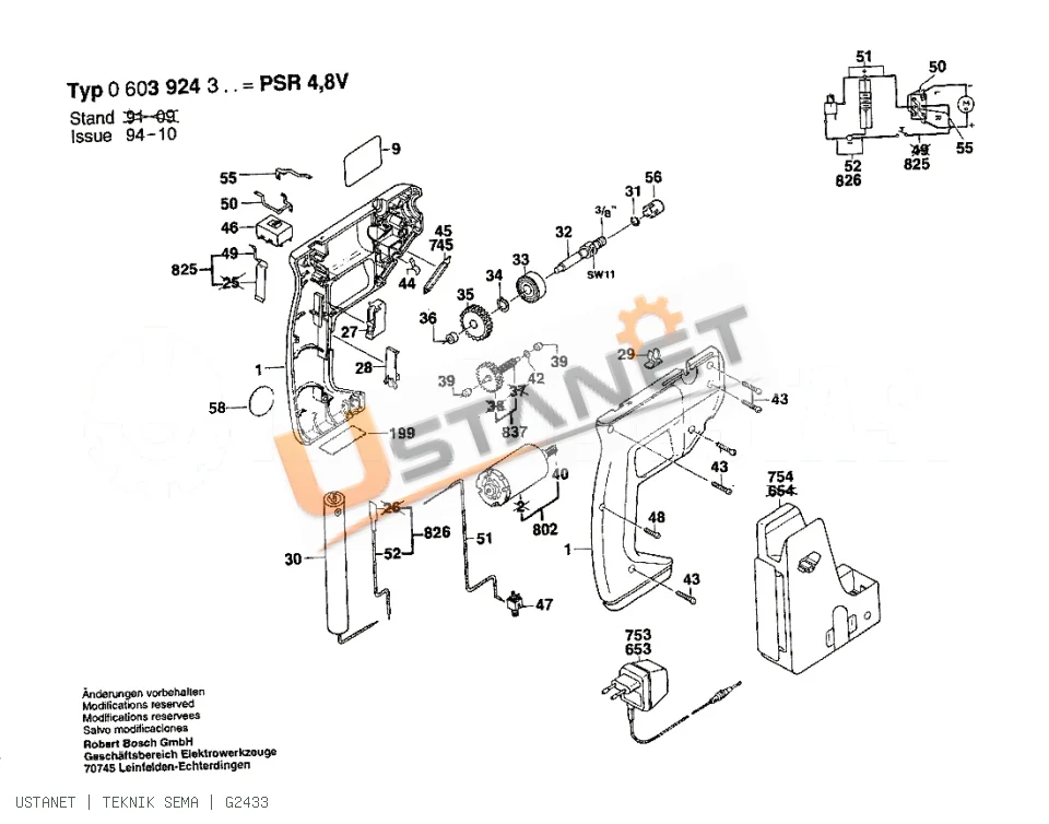 Bosch PSR 4,8 V Akülü Vidalama