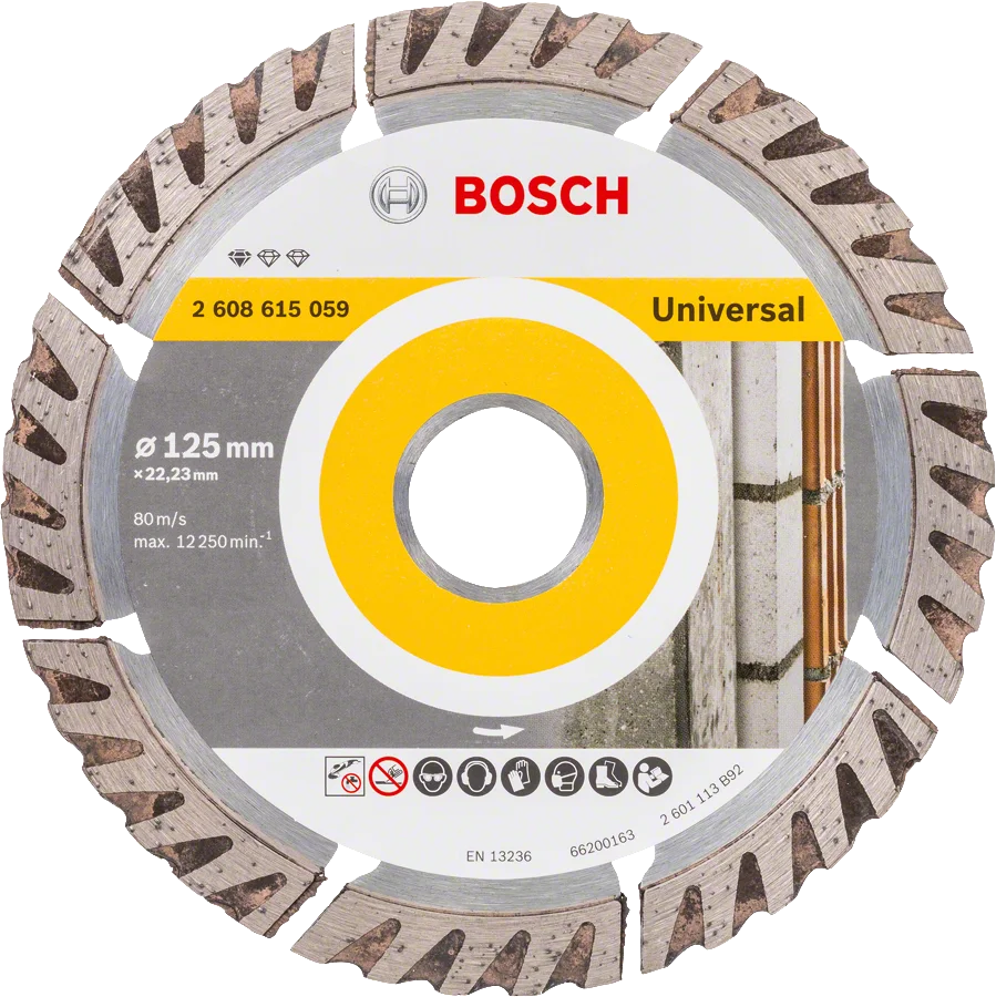 Bosch Elmas Kesme Disk SFUniv 125x22,23mm 10 lu