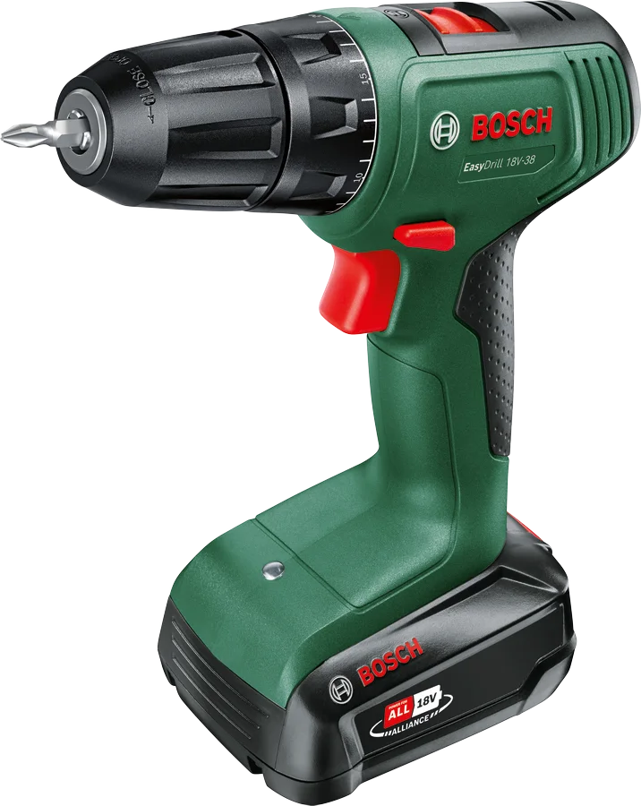Bosch EasyDrill 18V-38 Tek Akülü Vidalama (1x2.0Ah+AL18V-20)