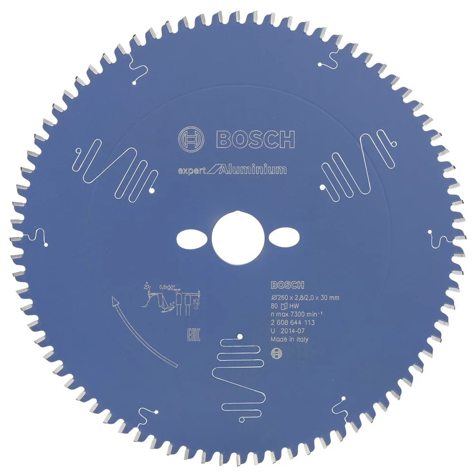 Bosch 260x30 mm Alüminyum Daire Testere Bıçağı