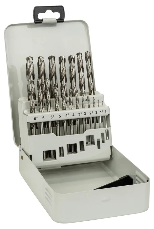 Bosch 19 Parça HSS-G (Perdahlı) Metal Matkap Ucu Seti