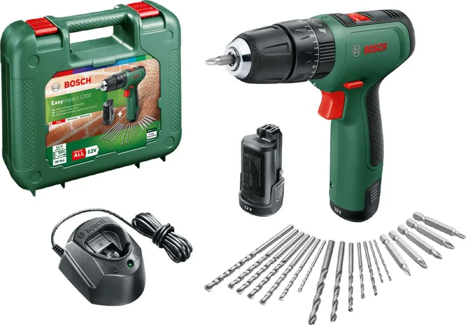EasyImpact 1200 Akülü Vidalama ( Çift Akü ) + GAL 1210 CV + AC KİT