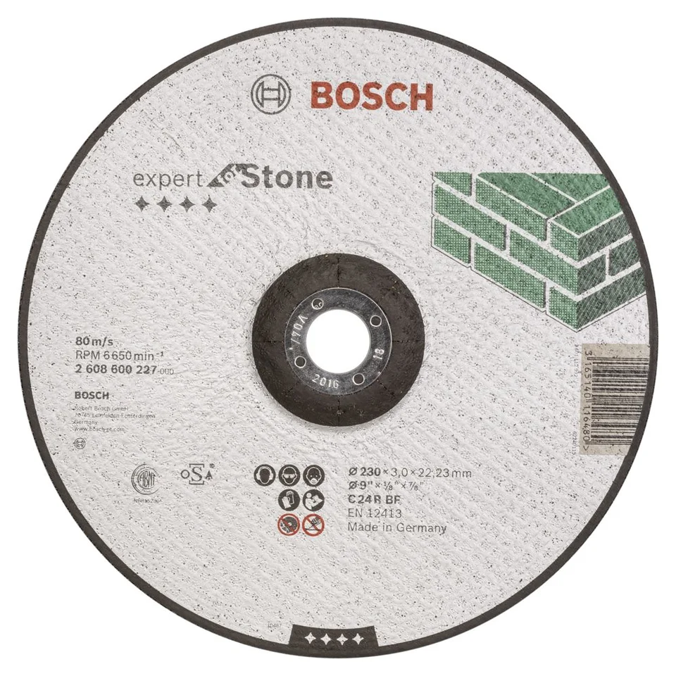 Bosch EXStone Kesme Taşı Bombeli 230x3,0 mm