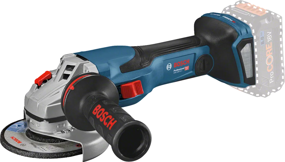 Bosch GWS 18V-15 C Akülü Taşlama Makinesi (Solo-125 mm)