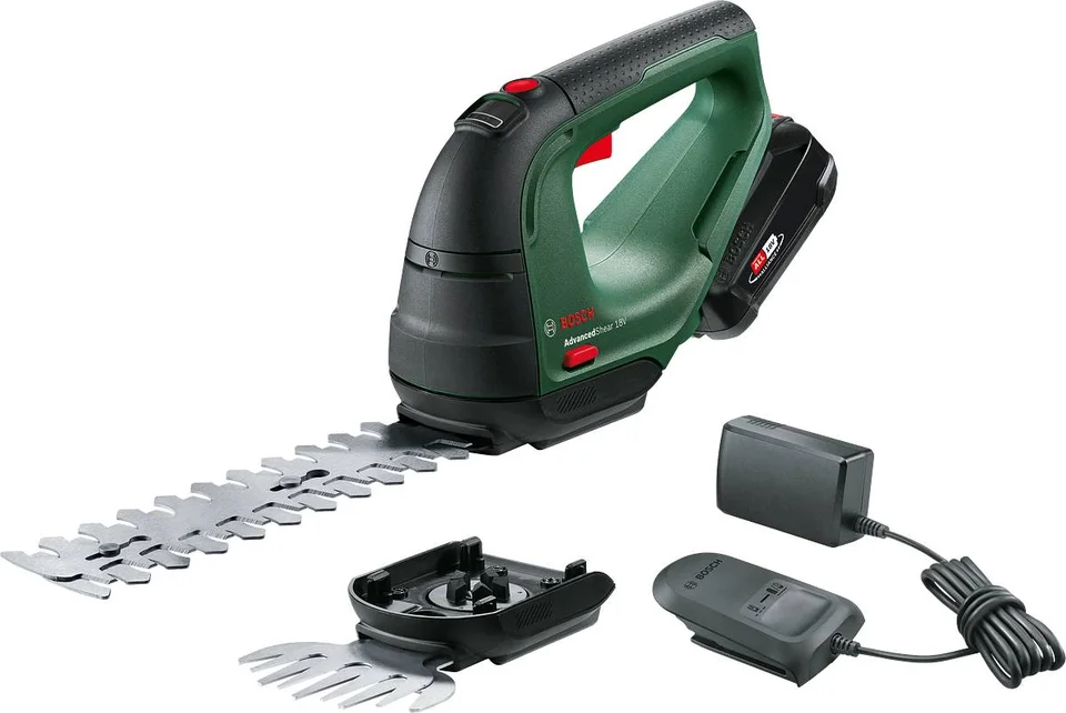 Bosch AdvancedShear 18 Akülü Çim Makası 2Ah Tek Akü