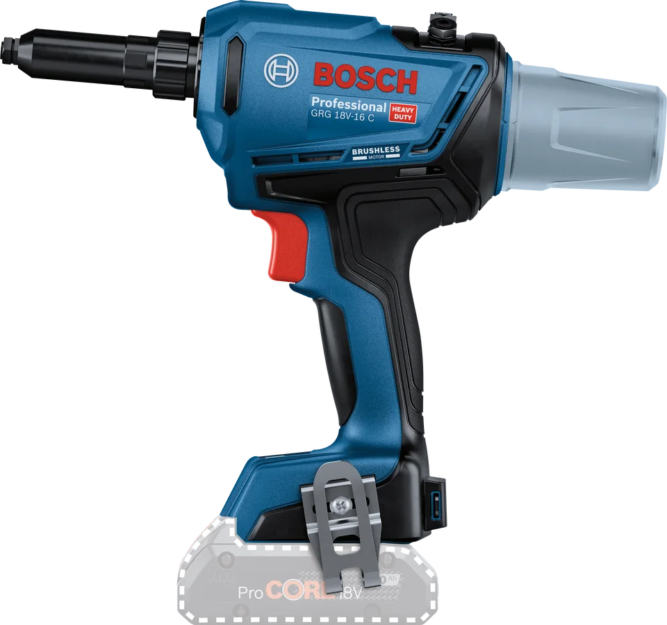 Bosch GRG 18V-16 C Akülü Perçin Tabancası Solo (Aküsüz)