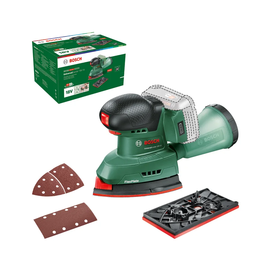 Bosch EasySander 18V-10 Akülü Zımpara Makinesi Solo (Aküsüz)