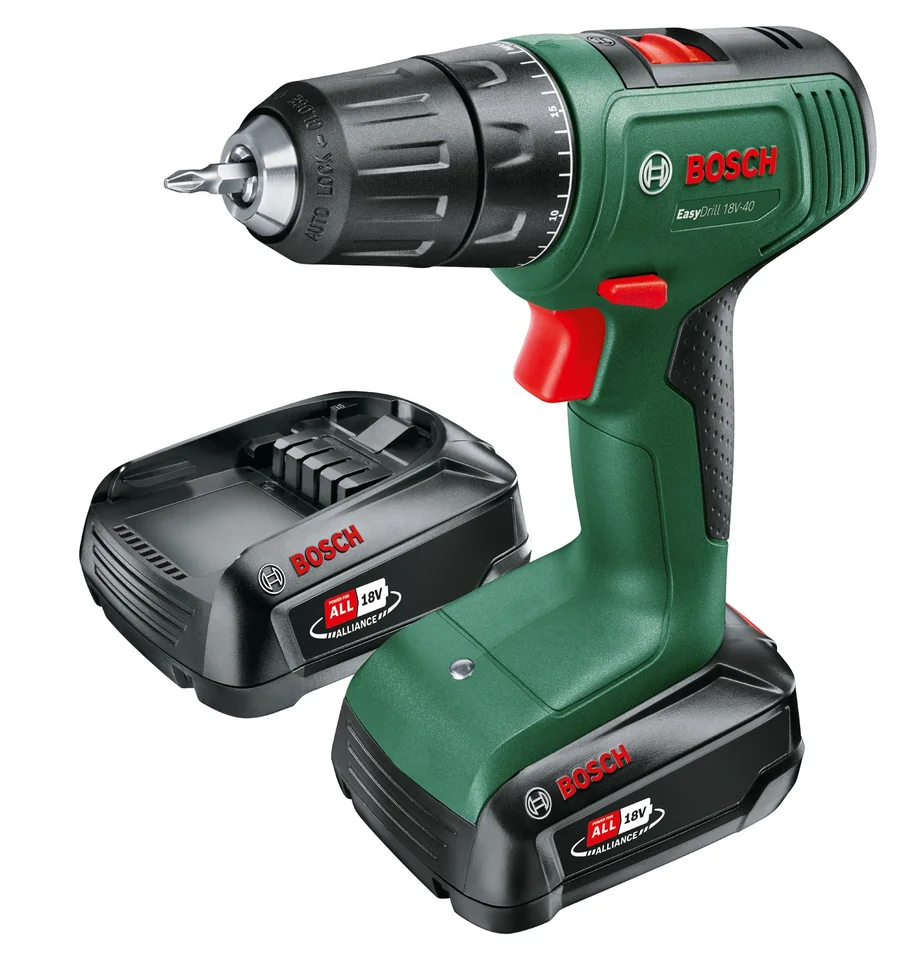 Bosch EasyDrill 18v-40 Vidalama (Çift Akü,2x2,2 Ah)