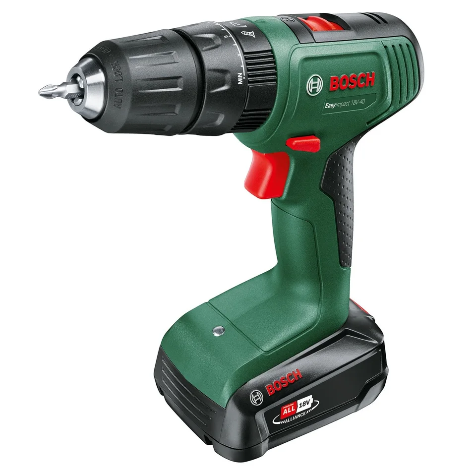 Bosch EasyImpact 18V-40 Darbeli Delme/Vidalama (Tek Akü, 2,0 Ah)