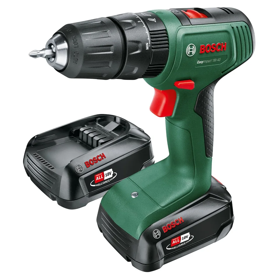 Bosch EasyImpact 18V-40 Darbeli Delme/Vidalama (Çift Akü 2,0 Ah)