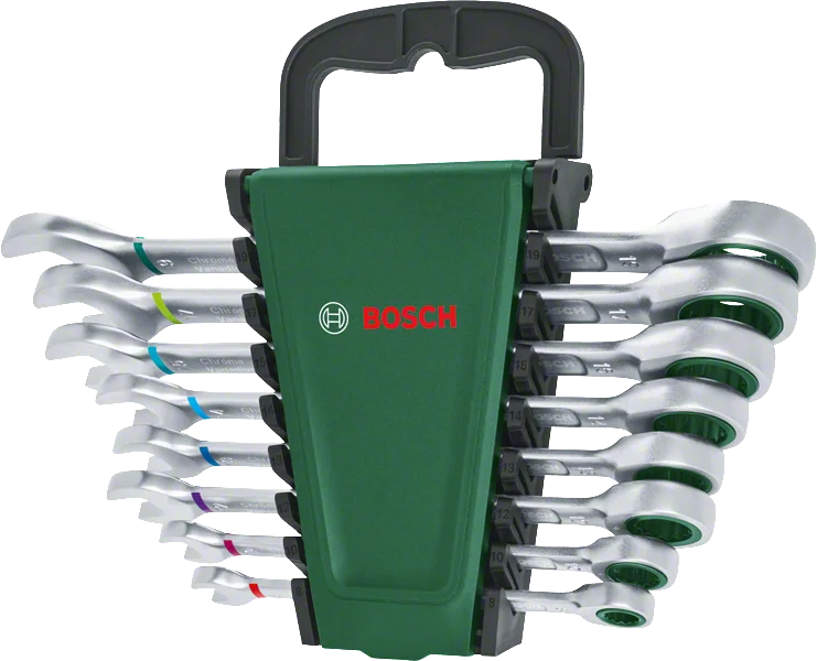 Bosch Cırcırlı Kombine Anahtar Seti 8 Parça
