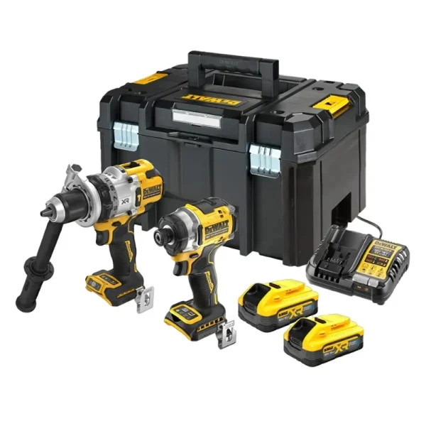 Dewalt DCK2200H2T-QW (DCD1007+DCF860) Akülü Set 18V 5.0Ah