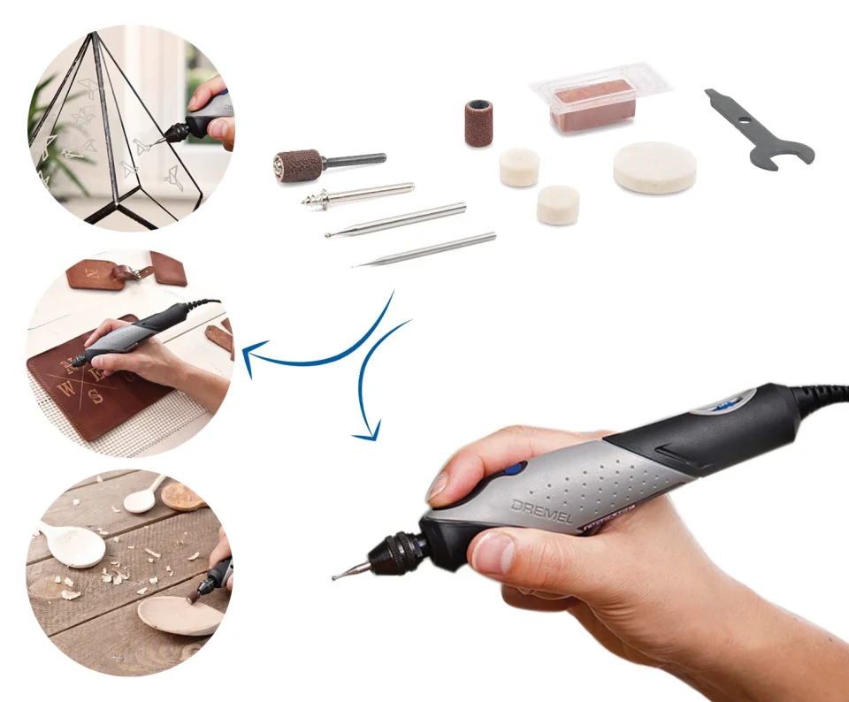 Dremel Stylo El Motoru Sistemi 15 Aksesuar