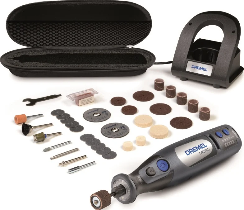 Dremel 8050 Li-ion Micro Akülü El Motoru Sistemi 35 Aksesuar