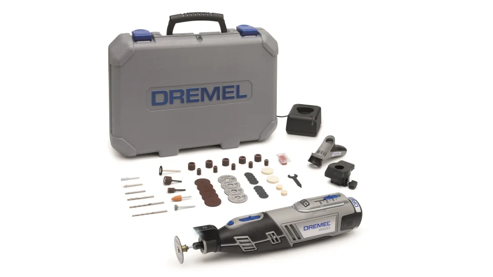 Dremel 8220 Li-ion Akülü El Motoru Sistemi 45 Aksesuar