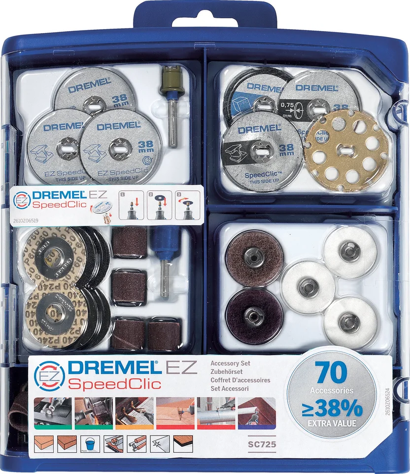 Dremel SC Çok Amaçlı Aksesuar Seti (SC725)