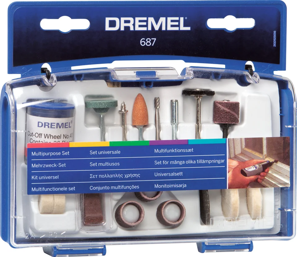 Dremel Çok Amaçlı Aksesuar Seti (687)