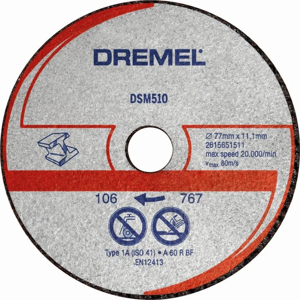 Dremel Metal Plastik Kesme Diski 3 adet (DSM510)